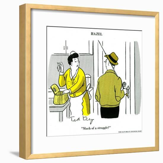 Hazel Cartoon-Ted Key-Framed Giclee Print