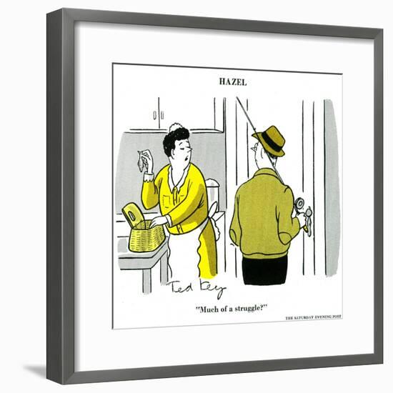 Hazel Cartoon-Ted Key-Framed Giclee Print