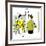 Hazel Cartoon-Ted Key-Framed Giclee Print