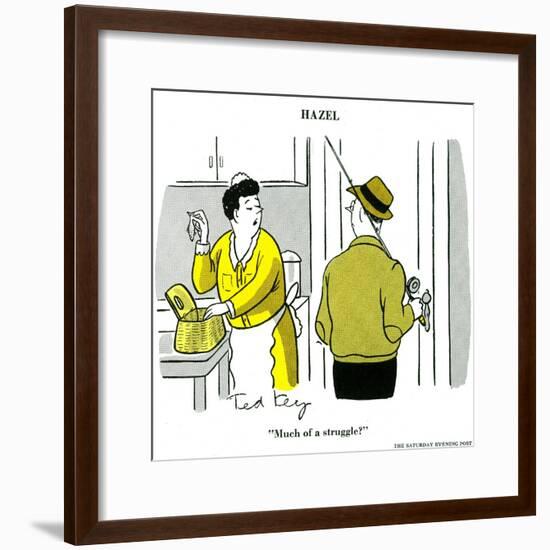 Hazel Cartoon-Ted Key-Framed Giclee Print