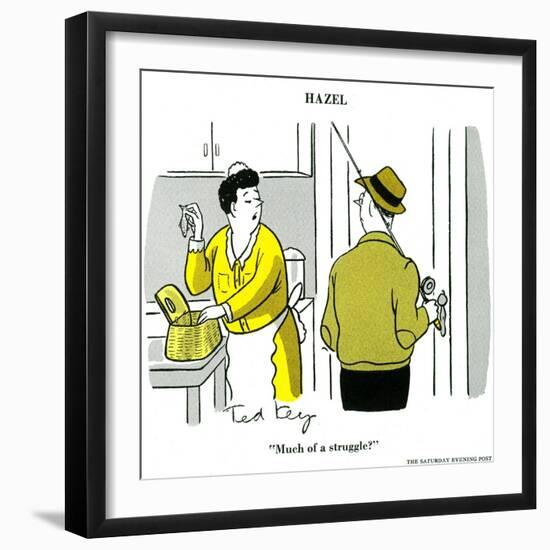 Hazel Cartoon-Ted Key-Framed Giclee Print