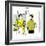 Hazel Cartoon-Ted Key-Framed Giclee Print