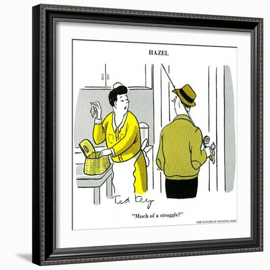 Hazel Cartoon-Ted Key-Framed Giclee Print