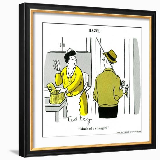 Hazel Cartoon-Ted Key-Framed Giclee Print