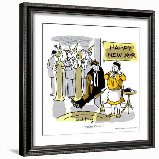 Hazel Cartoon-Ted Key-Framed Giclee Print