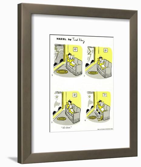 Hazel Cartoon-Ted Key-Framed Giclee Print