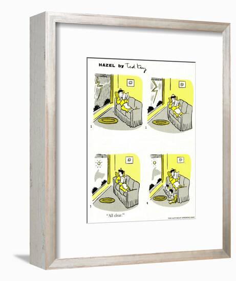 Hazel Cartoon-Ted Key-Framed Giclee Print