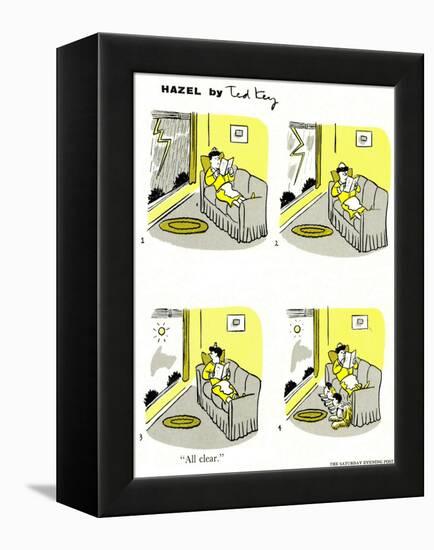 Hazel Cartoon-Ted Key-Framed Premier Image Canvas