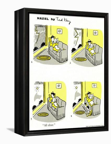 Hazel Cartoon-Ted Key-Framed Premier Image Canvas