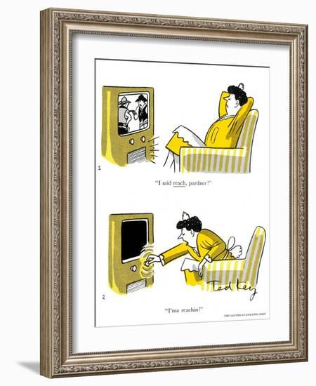 Hazel Cartoon-Ted Key-Framed Giclee Print