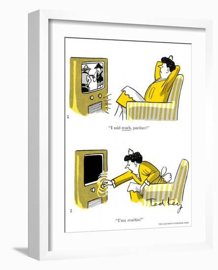 Hazel Cartoon-Ted Key-Framed Giclee Print