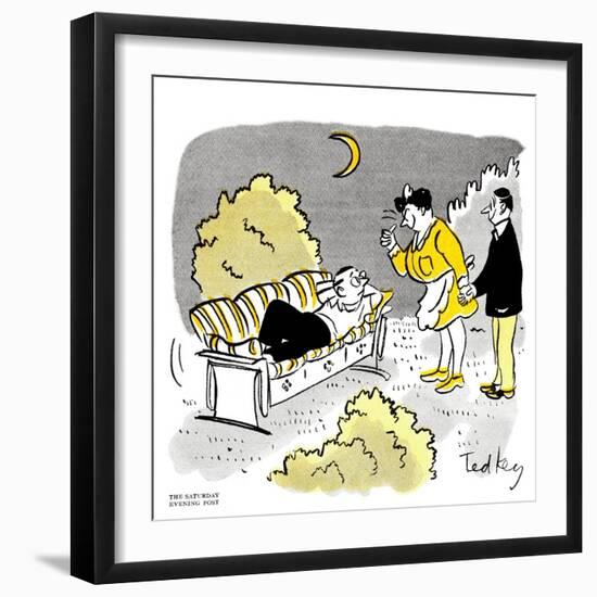 Hazel Cartoon-Ted Key-Framed Giclee Print