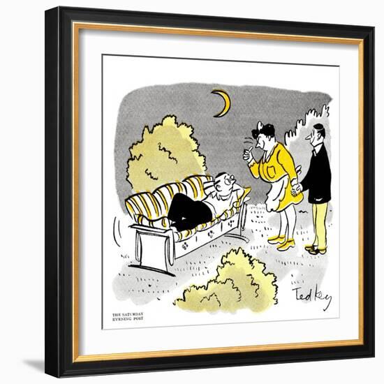 Hazel Cartoon-Ted Key-Framed Giclee Print