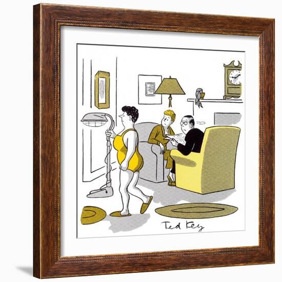 Hazel Cartoon-Ted Key-Framed Giclee Print