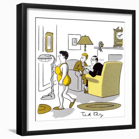 Hazel Cartoon-Ted Key-Framed Giclee Print