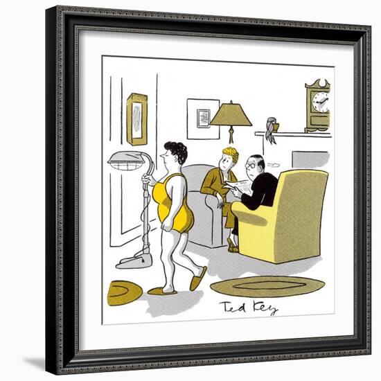 Hazel Cartoon-Ted Key-Framed Giclee Print