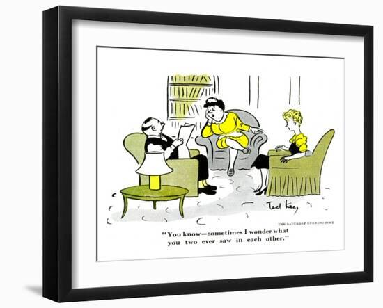 Hazel Cartoon-Ted Key-Framed Giclee Print