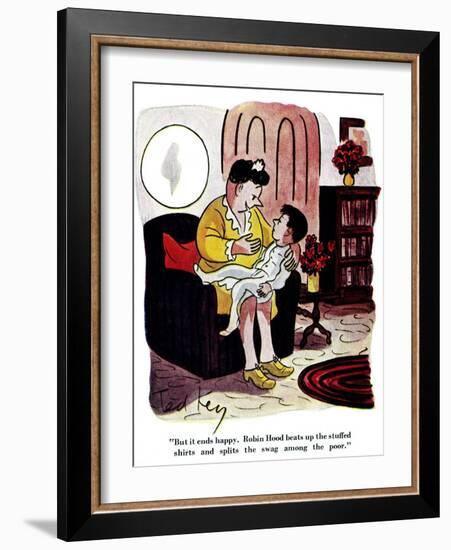 Hazel Cartoon-Ted Key-Framed Giclee Print