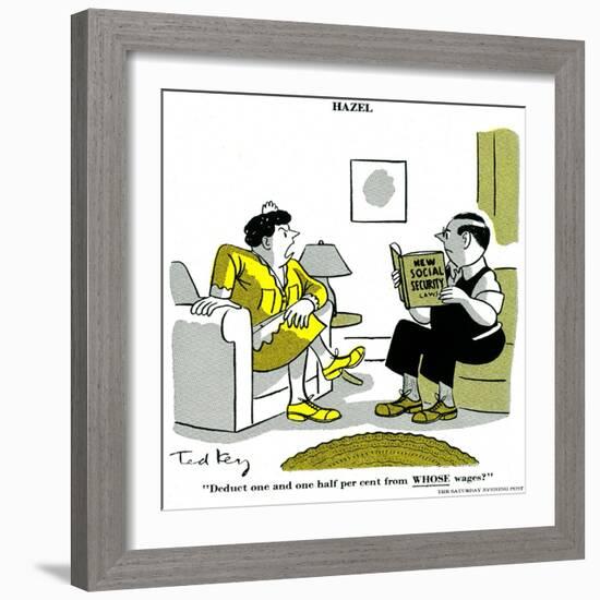 Hazel Cartoon-Ted Key-Framed Giclee Print