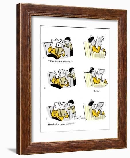 Hazel Cartoon-Ted Key-Framed Giclee Print