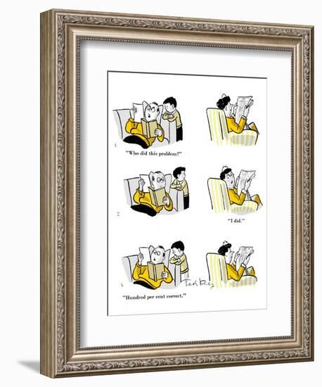 Hazel Cartoon-Ted Key-Framed Giclee Print