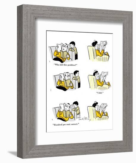 Hazel Cartoon-Ted Key-Framed Giclee Print