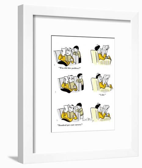 Hazel Cartoon-Ted Key-Framed Giclee Print