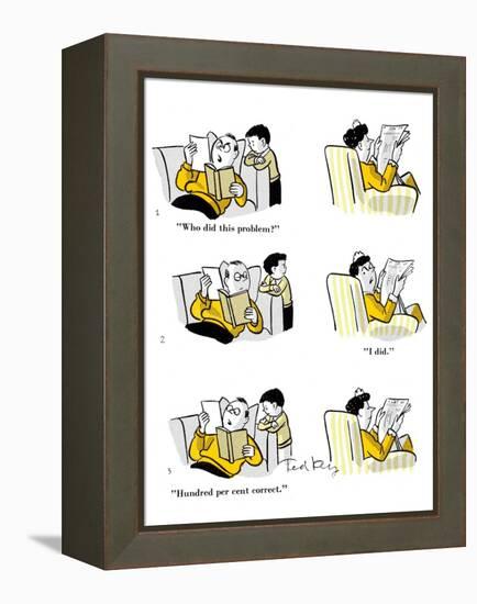 Hazel Cartoon-Ted Key-Framed Premier Image Canvas