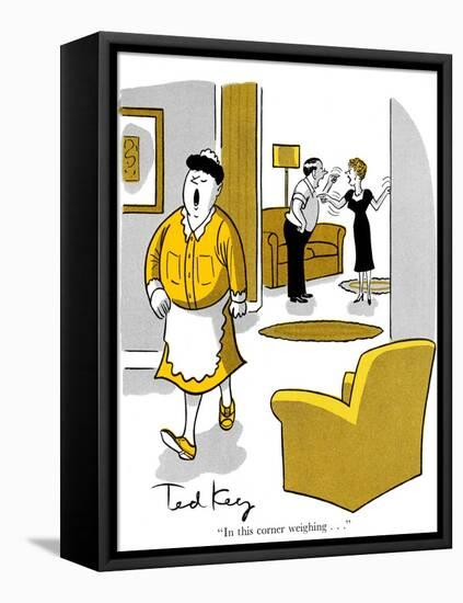 Hazel Cartoon-Ted Key-Framed Premier Image Canvas