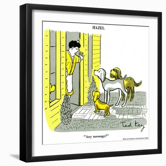 Hazel Cartoon-Ted Key-Framed Giclee Print