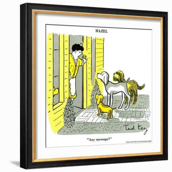 Hazel Cartoon-Ted Key-Framed Giclee Print