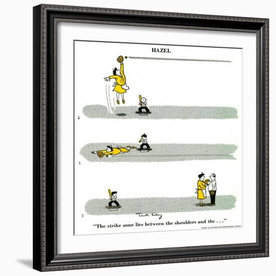 Hazel Cartoon-Ted Key-Framed Giclee Print