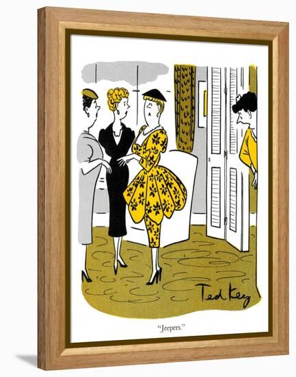 Hazel Cartoon-Ted Key-Framed Premier Image Canvas