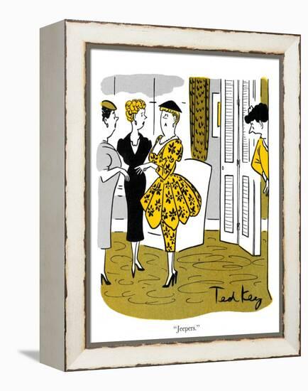 Hazel Cartoon-Ted Key-Framed Premier Image Canvas