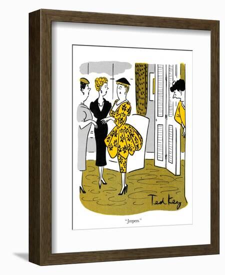 Hazel Cartoon-Ted Key-Framed Giclee Print