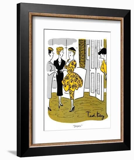 Hazel Cartoon-Ted Key-Framed Giclee Print