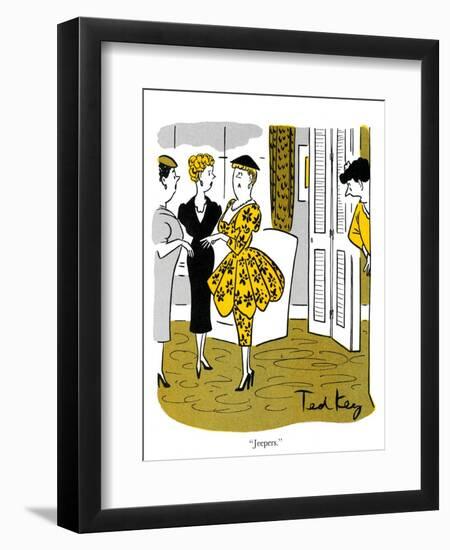 Hazel Cartoon-Ted Key-Framed Giclee Print