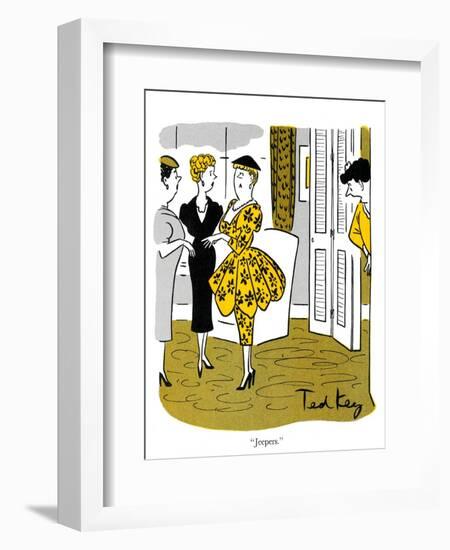 Hazel Cartoon-Ted Key-Framed Giclee Print