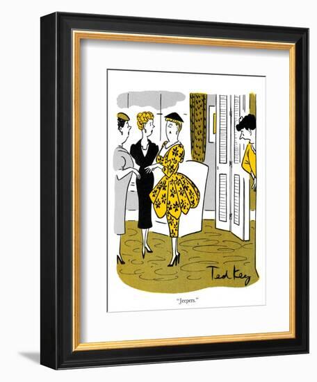 Hazel Cartoon-Ted Key-Framed Giclee Print