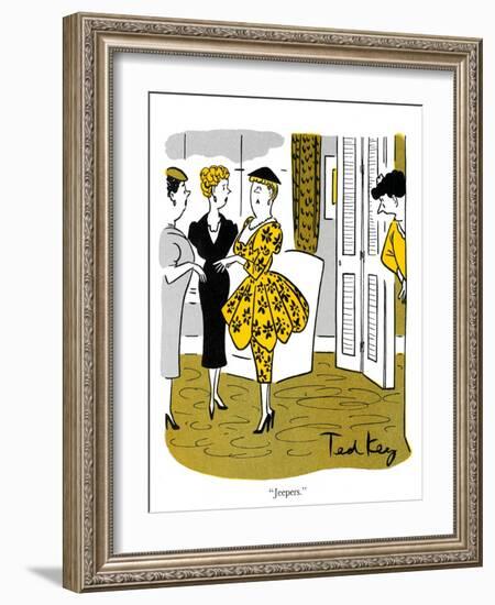 Hazel Cartoon-Ted Key-Framed Giclee Print