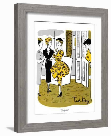 Hazel Cartoon-Ted Key-Framed Giclee Print