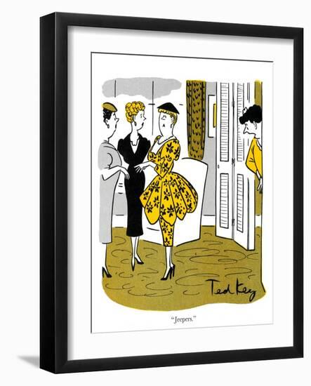 Hazel Cartoon-Ted Key-Framed Giclee Print