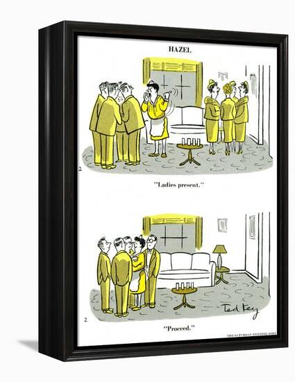 Hazel Cartoon-Ted Key-Framed Premier Image Canvas