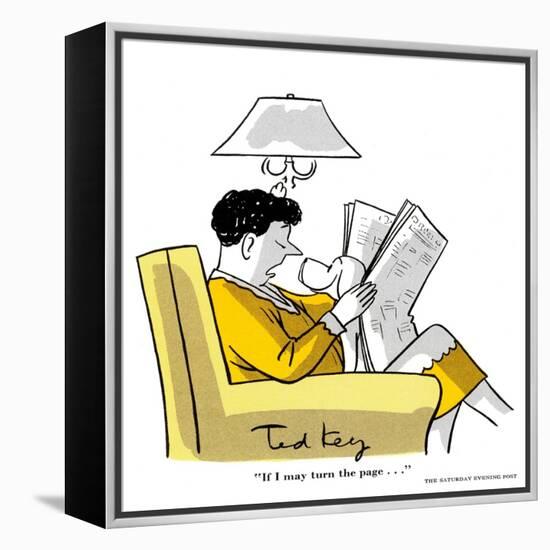 Hazel Cartoon-Ted Key-Framed Premier Image Canvas