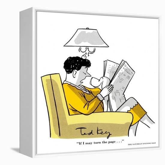 Hazel Cartoon-Ted Key-Framed Premier Image Canvas