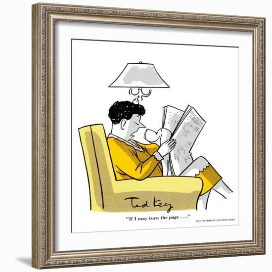 Hazel Cartoon-Ted Key-Framed Giclee Print