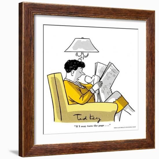 Hazel Cartoon-Ted Key-Framed Giclee Print