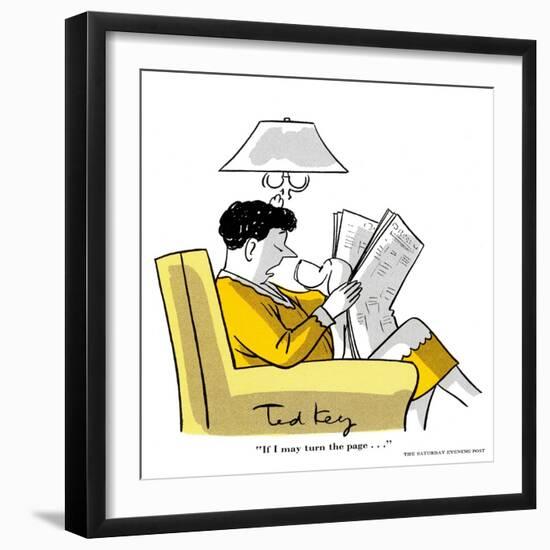 Hazel Cartoon-Ted Key-Framed Giclee Print