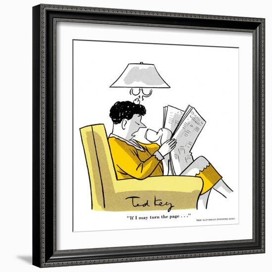 Hazel Cartoon-Ted Key-Framed Giclee Print