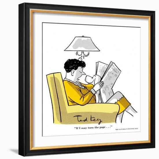 Hazel Cartoon-Ted Key-Framed Giclee Print